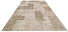 Load image into Gallery viewer, 5&#39; x 8&#39; Persian Antique rug Neutral Warm Patchwork Vintage Hand-knotted Rugs  PK112