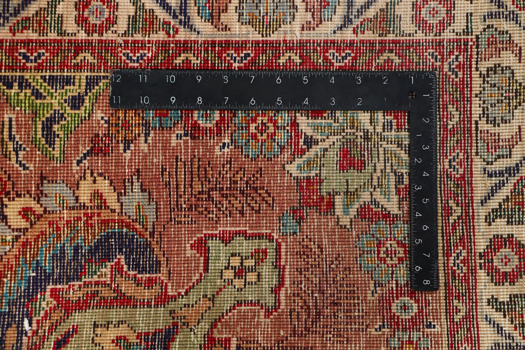 9.6 x 12.7 Persian Hand-knotted Wool Rug Navy Blue PK115