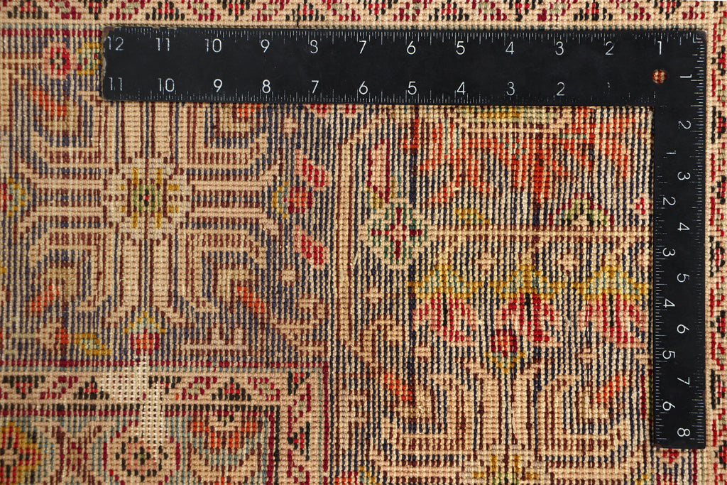 6' x 10' Persian Tabriz Wool Rug Hand-knotted Red  Pre-Owned Perfect Condition PK117