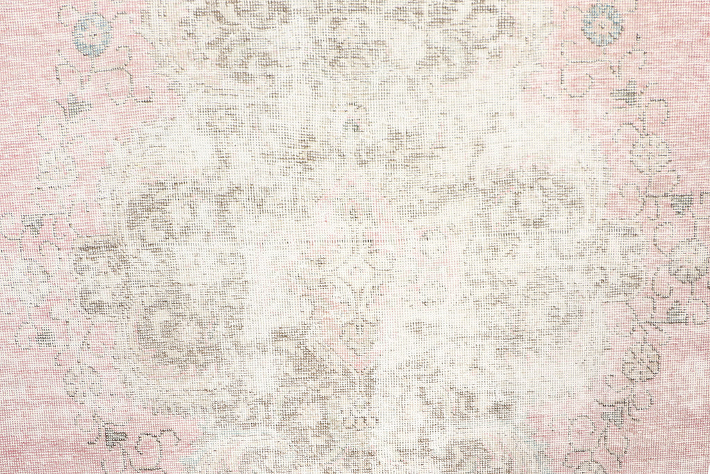 7.3 x 8.10 Persian Rug Vintage Hand-knotted Rug Overdyed Pre-Owned PK127