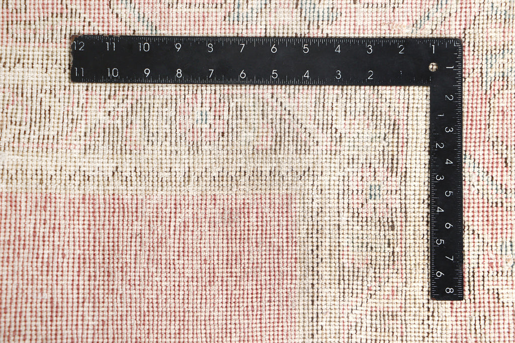 7.3 x 8.10 Persian Rug Vintage Hand-knotted Rug Overdyed Pre-Owned PK127