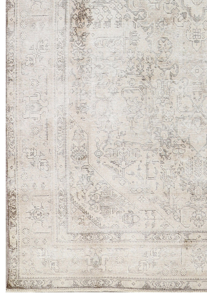 6' x 9' Persian Distressed Vintage Hand-knotted Rug  Gray  PK130