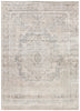 Load image into Gallery viewer, 6&#39; x 9&#39; Persian Vintage Hand-knotted Rug Light Gray Pre-Owned Low Pile carpet PK131