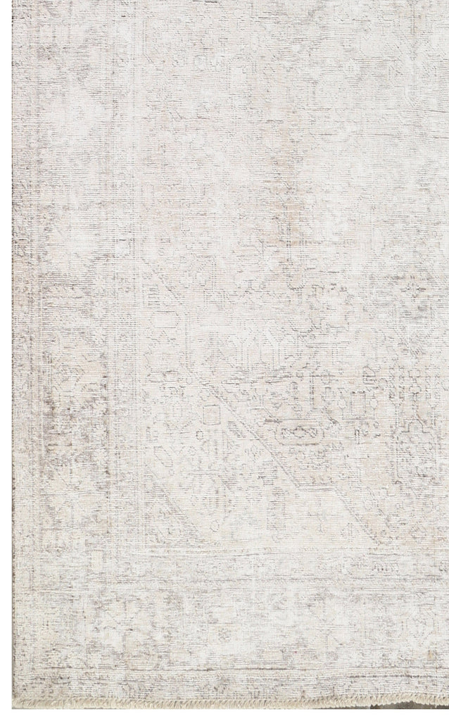 6' x 9' Persian Vintage Distressed  Hand-knotted Rug Overdyed  GRAY Pre-Owned PK132