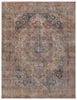 Load image into Gallery viewer, 9&#39; x 12&#39; Distressed Persian Vintage Hand-knotted Rug Pre-Owned PK145