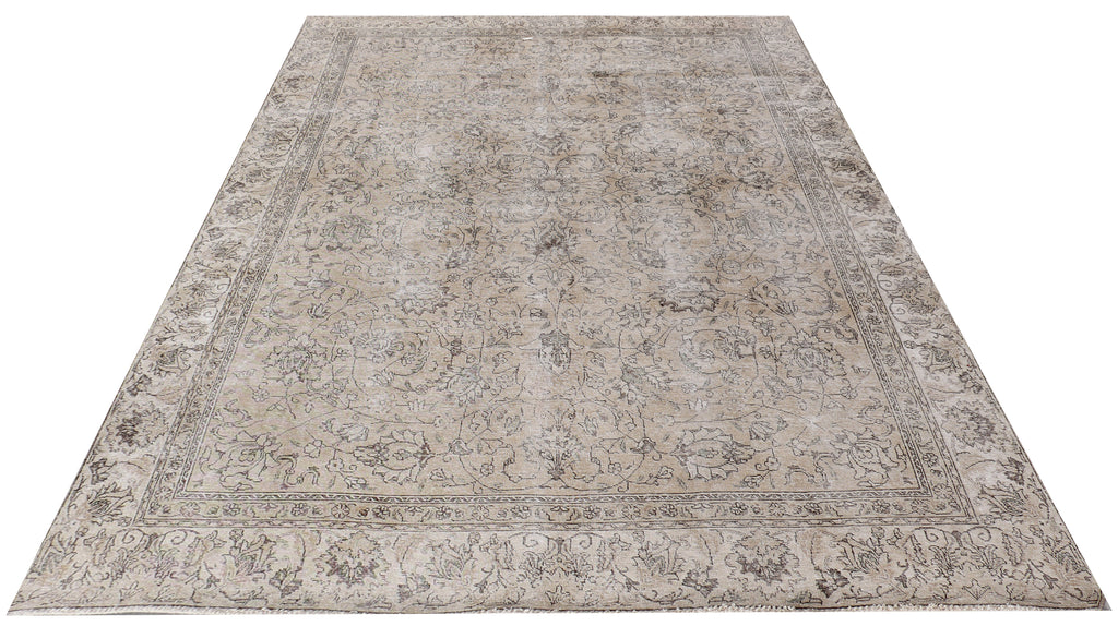 9' x 12' Persian Pre- Owned Hand-knotted Rug Gray Vintage  PK148