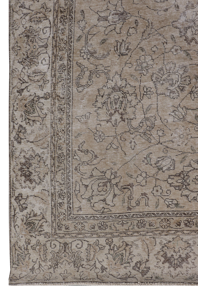 9' x 12' Persian Pre- Owned Hand-knotted Rug Gray Vintage  PK148