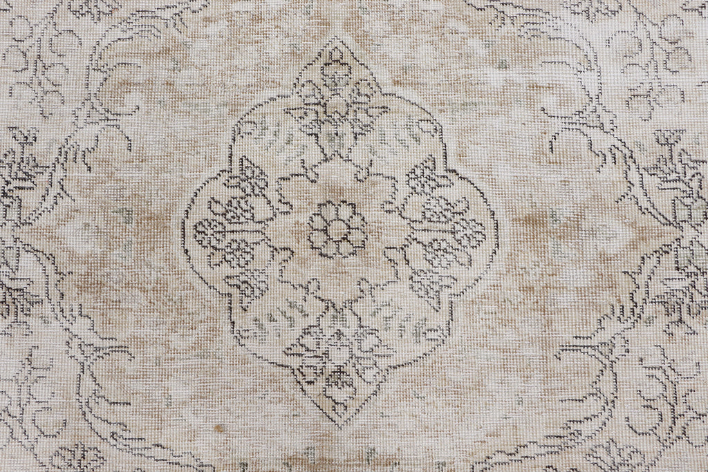 6.9' x 9.2 Persian' Vintage Hand-knotted Rug Pre-Owned Carpet PK154