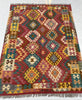 Load image into Gallery viewer, 5&#39; x 6&#39;-Multi-Color-Red-Kilim-Rug.jpg