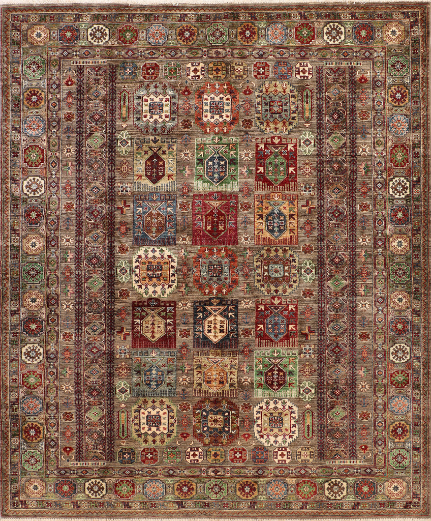 8' x 10' Soltani Ziglar Rug Fine Ghazni Wool MULTI NEUTRAL PK253