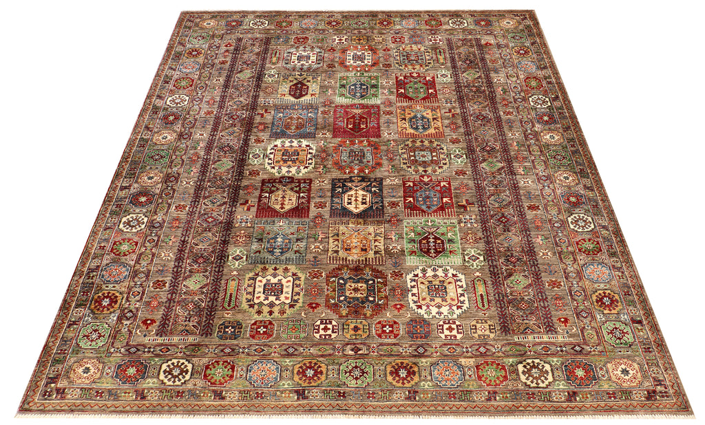 8' x 10' Soltani Ziglar Rug Fine Ghazni Wool MULTI NEUTRAL PK253