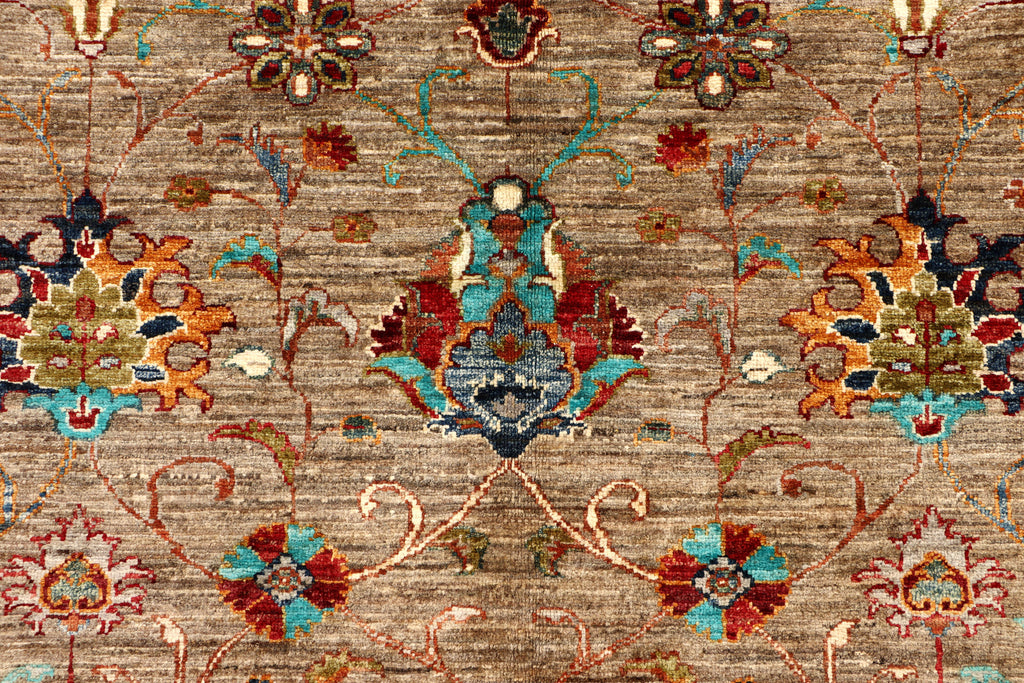 8' x 9' Soltani Ziglar Rug Fine Ghazni Wool MULTI NEUTRAL PK255