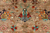 Load image into Gallery viewer, 8&#39; x 9&#39; Soltani Ziglar Rug Fine Ghazni Wool MULTI NEUTRAL PK255