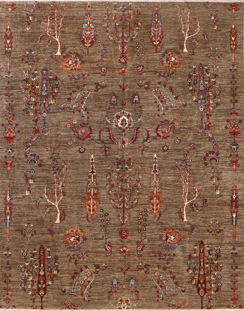 8' x 10' Soltani Ziglar Rug Fine Ghazni Wool MULTI NEUTRAL PK256