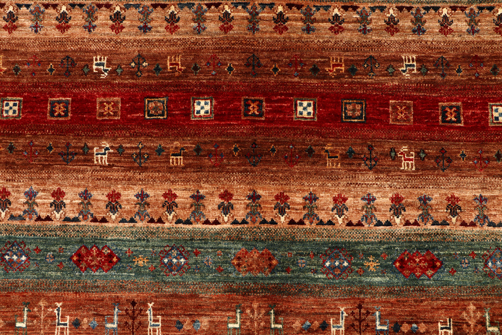 8' x 10' Soltani Ziglar Rug Fine Ghazni Wool Multi-Color PK257