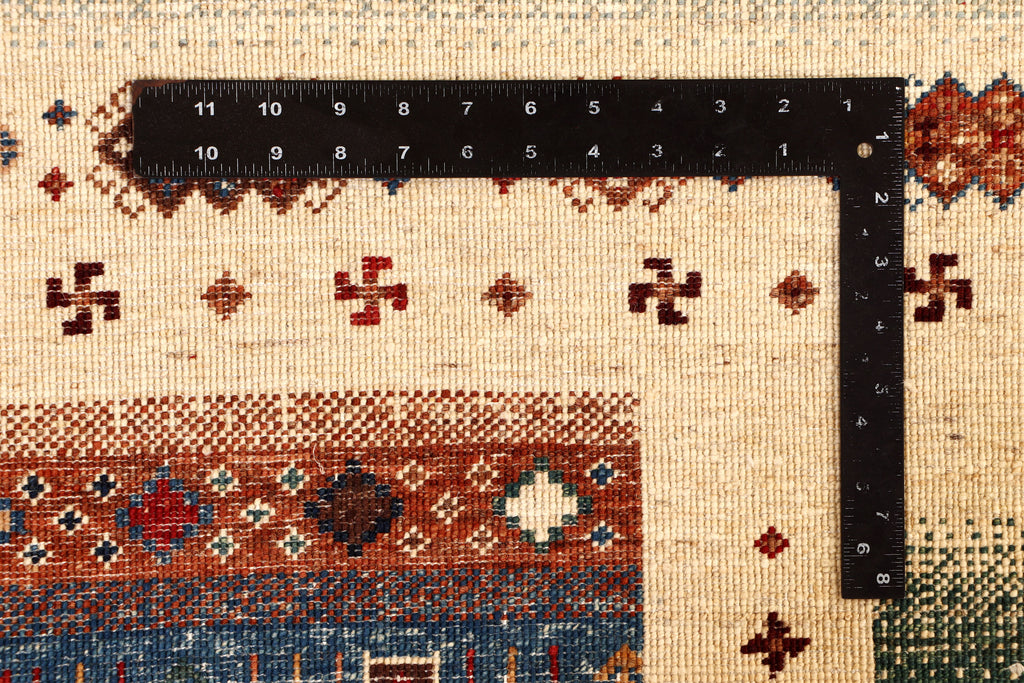 8' x 10' Soltani Ziglar Rug Fine Ghazni Wool Multi-Color PK257