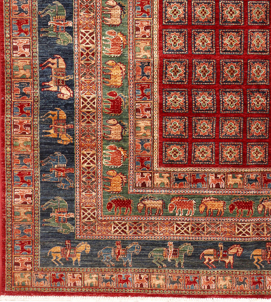 8' x 10' Soltani Ziglar Rug Fine Ghazni Wool MULTI NEUTRAL PK259