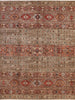 Load image into Gallery viewer, 9&#39; x 12&#39; TRIBAL Soltani Ziglar Rug Fine Ghazni Hi Quality Wool MULTI NEUTRAL BROWN PK260