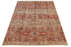 Load image into Gallery viewer, 9&#39; x 12&#39; TRIBAL Soltani Ziglar Rug Fine Ghazni Hi Quality Wool MULTI NEUTRAL BROWN PK260
