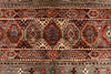 Load image into Gallery viewer, 9&#39; x 12&#39; TRIBAL Soltani Ziglar Rug Fine Ghazni Hi Quality Wool MULTI NEUTRAL BROWN PK260