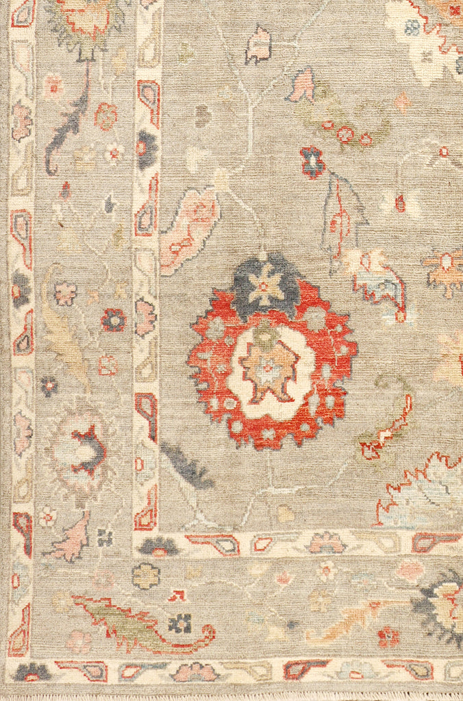 5.11 x 8.10 Oushak Rug Fine Wool Quality LIGHT NATURAL PK270