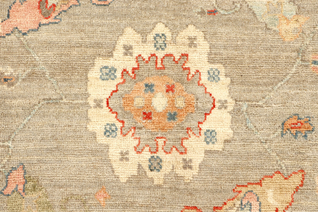 5.11 x 8.10 Oushak Rug Fine Wool Quality LIGHT NATURAL PK270