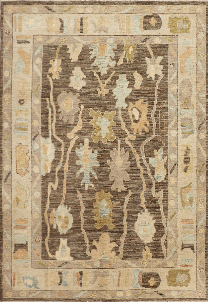 6.1 x 8.10 Oushak Rug Fine Wool Quality LIGHT NATURAL PK271