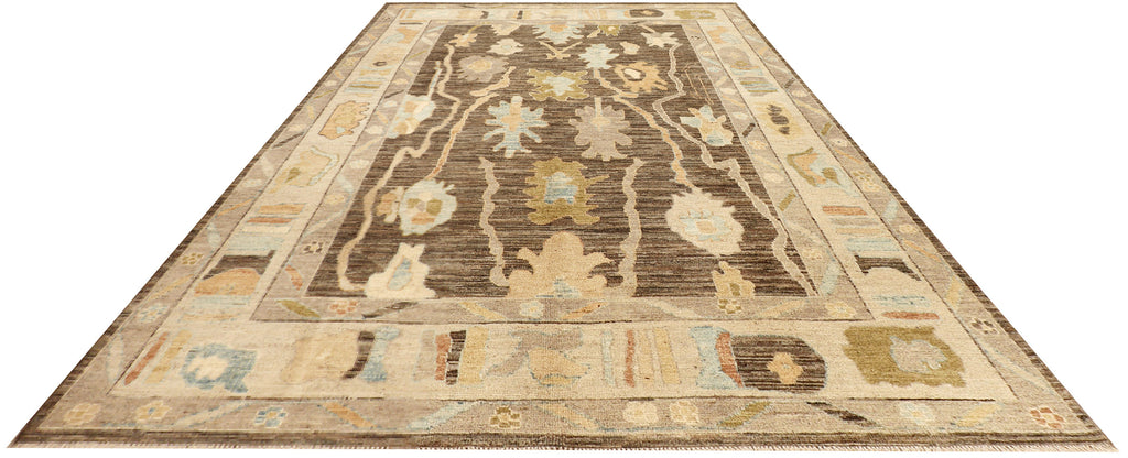 6.1 x 8.10 Oushak Rug Fine Wool Quality LIGHT NATURAL PK271