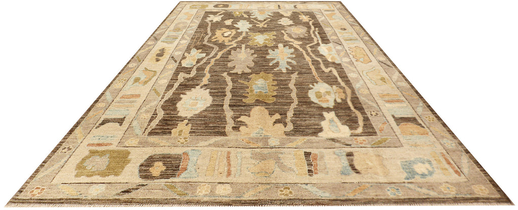 6.1 x 8.10 Oushak Rug Fine Wool Quality LIGHT NATURAL PK271