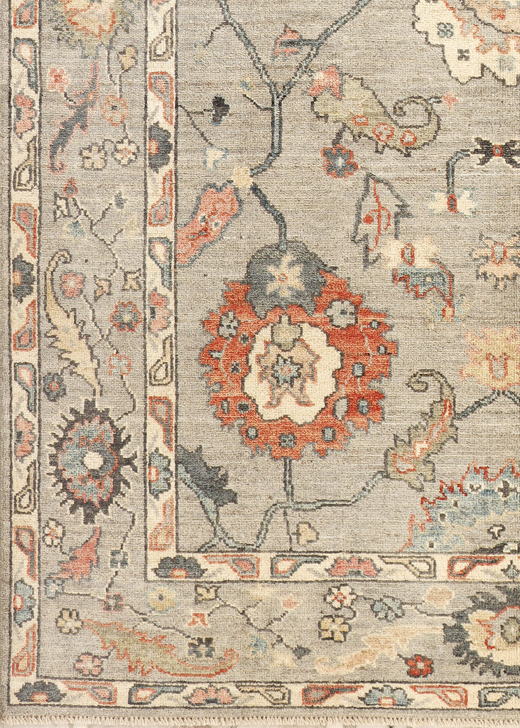 6 x 8.8 Oushak Rug Fine Wool Quality LIGHT NATURAL PK272