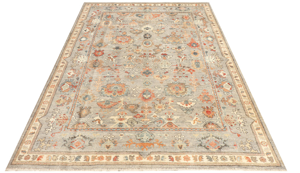 6' x 9' Oushak Rug Fine Wool Quality LIGHT NATURAL PK273