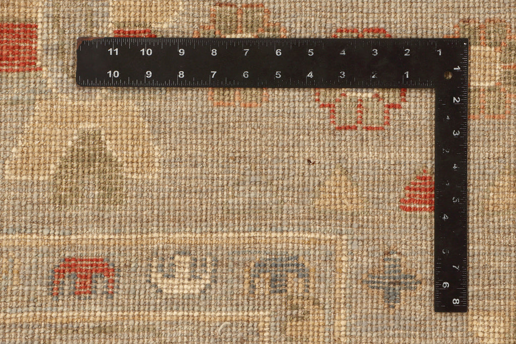 7.11 x 9.11 Oushak Rug Fine Wool Quality LIGHT NATURAL PK276