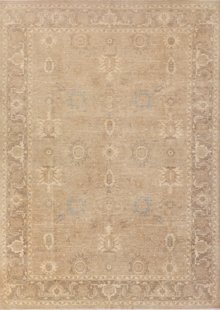 8.2 x 9.5 Chobi Peshawar Rug Fine Ghazni Wool PASTELS PALE PK296
