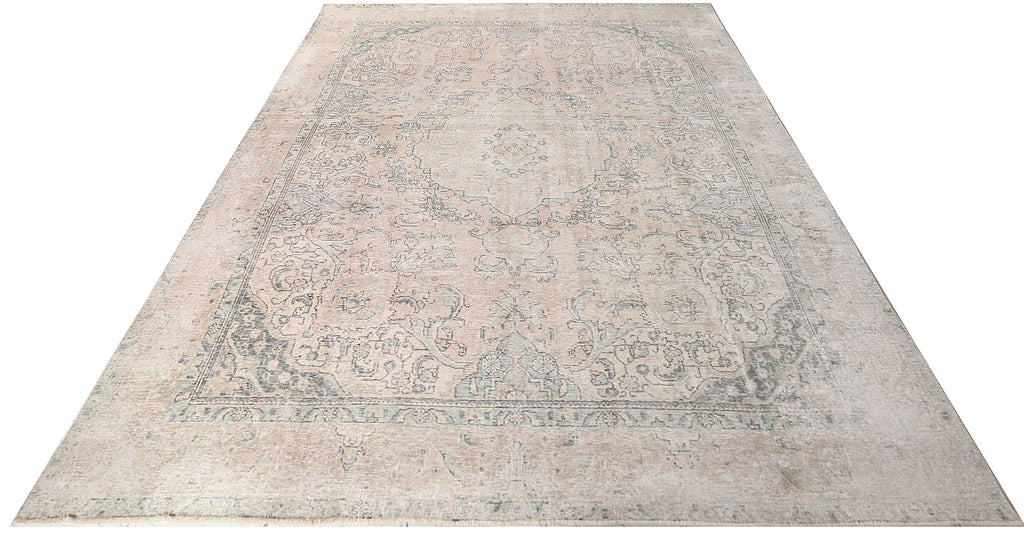 9.5 x 12.7 Persian Vintage Hand-Knotted Rug TRANSITIONAL CARPET PK31