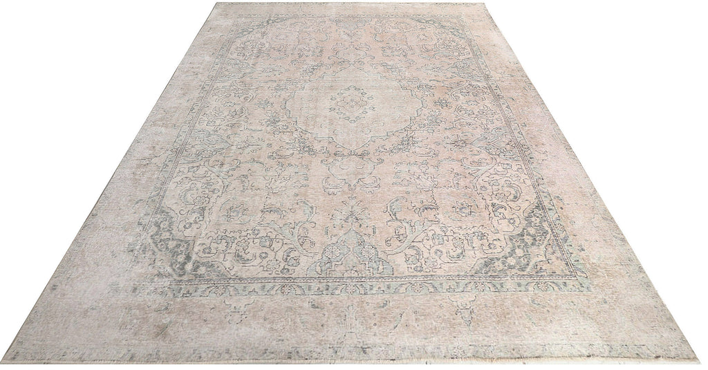 9.5 x 12.7 Persian Vintage Hand-Knotted Rug TRANSITIONAL CARPET PK31