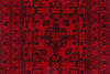 Load image into Gallery viewer, 2.7 x 6.6 Dark Red Afghan Khal Mohammadi Rug Ethnic Tribal Rug PK50