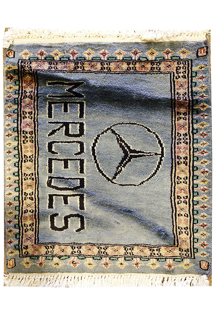 2' x 2'  MERCEDES BENZ MAT RUG #5247