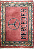 Load image into Gallery viewer, 2&#39; x 2&#39; Mercedes Benz Mat Hand-knotted Rug #5248