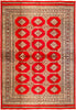 Load image into Gallery viewer, 6 x 8 Rug RED FINE WOOL Hand-knotted Pakistan Carpet #5310