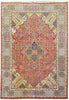 Load image into Gallery viewer, 7 x 10 Fine Weave Persian Tabriz Rug CORAL 400 KPSI #5349