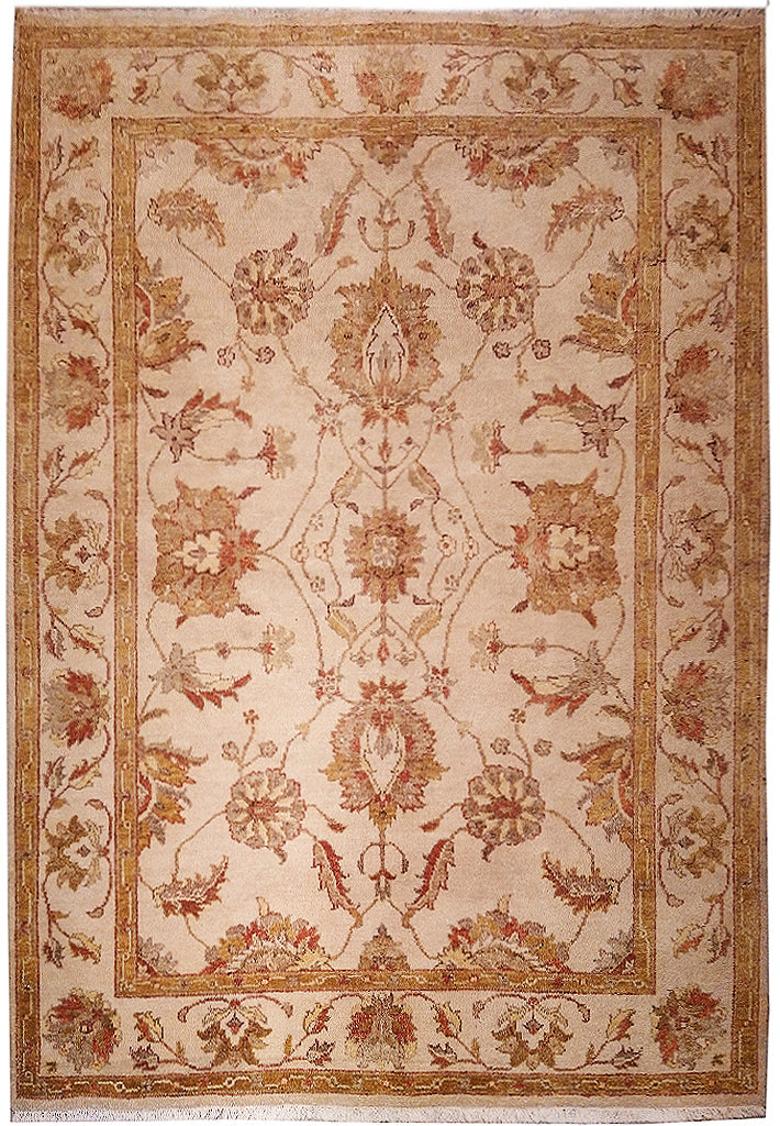 6 x 9 NEW OUSHAK RUG EARTH TONE #5368