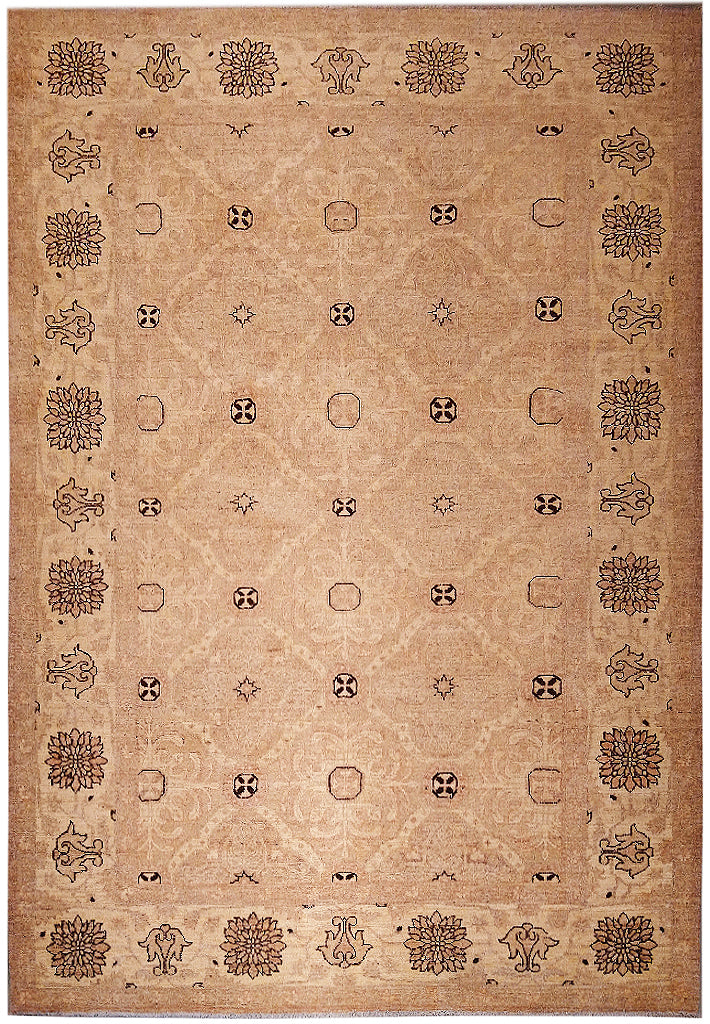 6 x 9 New Handmade rug Transitional Neutral Decorative #5370