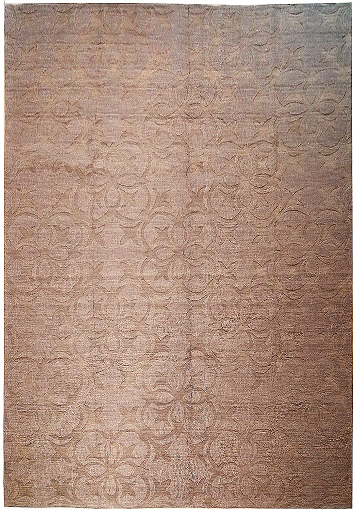 8 x 11 Modern Khaki Brown Rug- Neutral Contemporary Carpet #5454