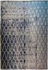 Load image into Gallery viewer, 8 x 10 BLUE Bamboo Silk MODERN RUG #5481
