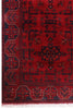 Load image into Gallery viewer, 15 FOOT HALLWAY RUNNER 3' x 15' Dark Red Afghan Khal Mohammadi Rug Ethnic Tribal Rug PK73