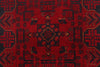 Load image into Gallery viewer, 2.11 x 9.4 RUNNER Dark Red Afghan Khal Mohammadi Rug Ethnic Tribal Rug PK76