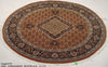 Load image into Gallery viewer, 5&#39; x 5&#39; -Wool-&amp;-Silk-Tabriz-Mahi-Rug.jpg