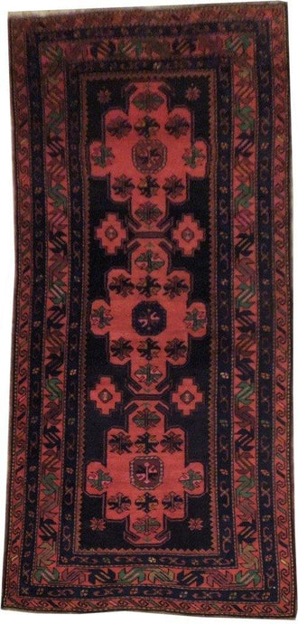 4x9 Antique Caucasian Kazak Rug - Caucsian Region - bestrugplace