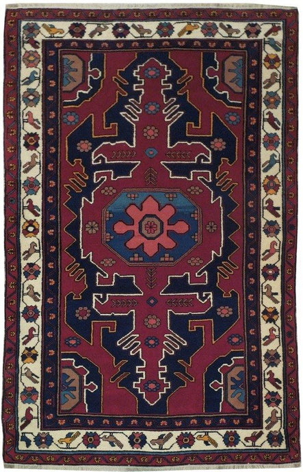 4x7 Antique Caucasian Kazak Rug - Caucsian Region - bestrugplace