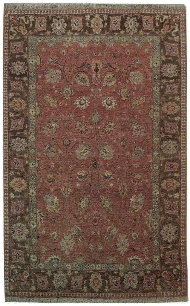 4x6 Vegetable Dyed Chobi Rug - India - bestrugplace